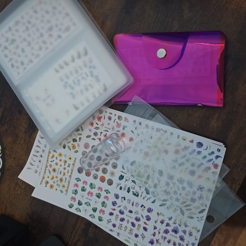 Nail stamps, stamper, nail stickers, nails art